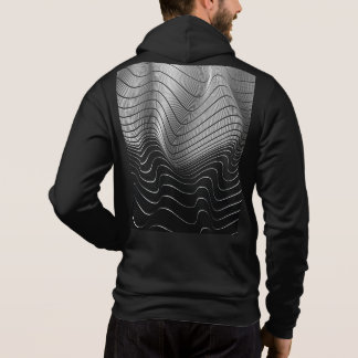 Pull À Capuche Vagues océaniques (vague urbaine) design lisse et