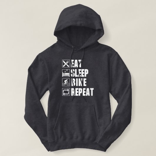 PULL À CAPUCHE VÉLO (Design devant)