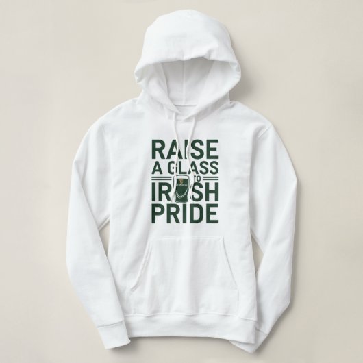 Pull À Capuche Verre de Fierté (Design devant)