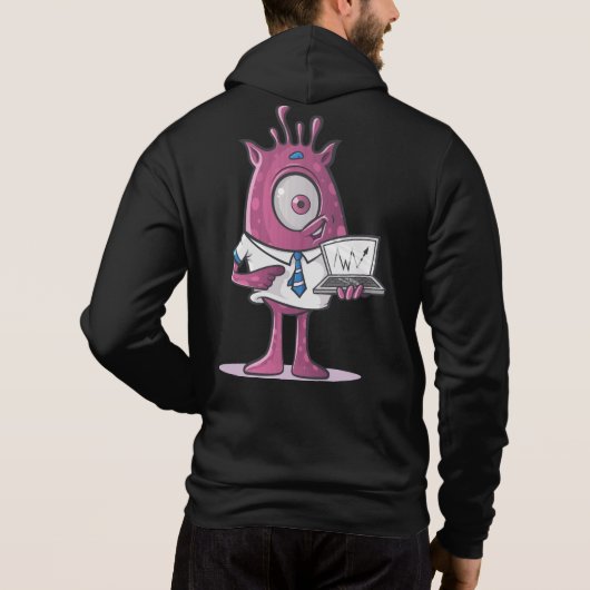 Pull À Capuche Veste à capuche Bella+Canvas (Dos)