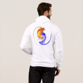 Pull À Capuche Veste à capuche Bella+Canvas (Dos entier)