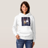 Pull À Capuche Veste à capuche pour femmes Ghost Ship Spooky Hall (Devant entier)