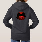Pull À Capuche Veste à capuche Raven pour femmes Veste d'art de c (Dos)