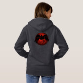 Pull À Capuche Veste à capuche Raven pour femmes Veste d'art de c (Dos entier)