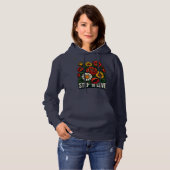 Pull À Capuche Veste à capuche vibrante "Step To Love" pour femme (Devant entier)