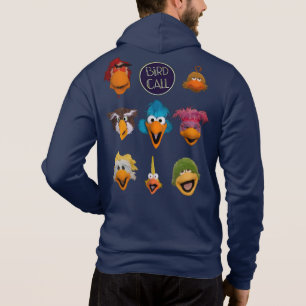 Pull À Capuche Veste d'appel d'oiseaux avec fonte