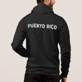 Pull À Capuche Veste d'ouatine de Porto Rico (Dos)