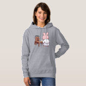 Pull À Capuche Veste K-Pop Stray Pig Rabbit Live Robe Incident (Devant entier)