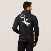 Pull À Capuche Veste Lizard Art Sport pour homme Lizard Track (Dos entier)