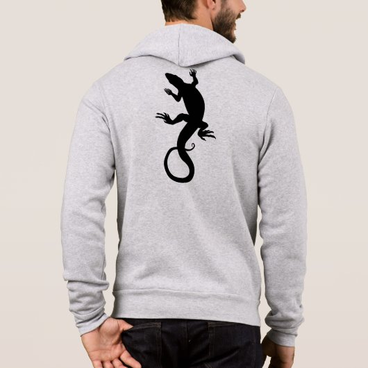 Pull À Capuche Veste Lizard Art Sport pour homme Lizard Track (Dos)
