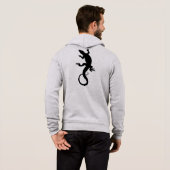 Pull À Capuche Veste Lizard Art Sport pour homme Lizard Track (Dos entier)