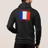 Pull À Capuche Veste Vive la France (France) (Dos)