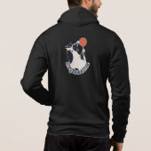 Pull À Capuche Veste zippée à ballon avec chat en smoking optimis (Dos)