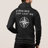 Pull À Capuche Vêtement de rue graphique Compass Finding The Lost (Dos)