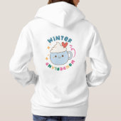 Pull À Capuche Vêtements à capuche pour femmes Winter Wonderland (Dos)