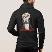 Pull À Capuche Vêtements de protestation Liberté & Audacieux (Dos)