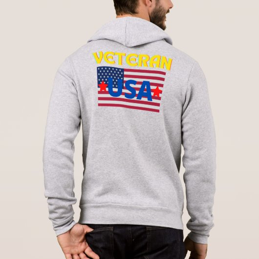 Pull À Capuche Vétéran USA VÉRITABLE COLLECTION TEE - SHIRT CLASS (Dos)