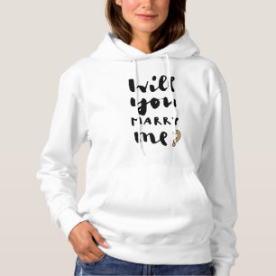 Pull À Capuche Veux-tu m'épouser