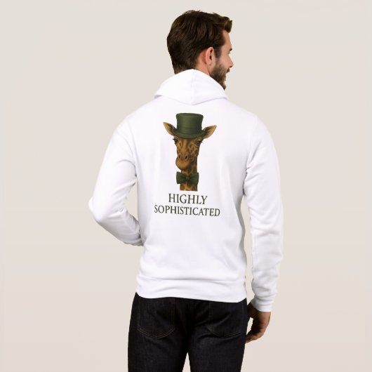 Pull À Capuche *Vibes de girafe de Dapper* (Dos entier)