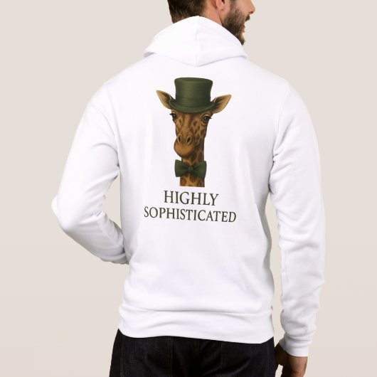 Pull À Capuche *Vibes de girafe de Dapper* (Dos)