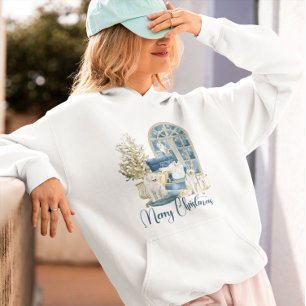 Pull À Capuche Vibes de Noël scandinave