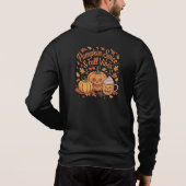 Pull À Capuche Vibes d'épices et d'automne citrouilles (Dos)