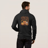 Pull À Capuche Vibes d'épices et d'automne citrouilles (Dos entier)