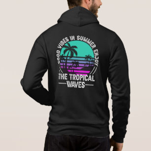 Pull À Capuche Vibes d'été tropical-82646
