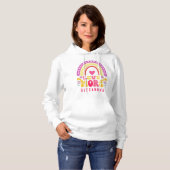 Pull À Capuche Vibrant Love plus nom personnalisé (Devant entier)