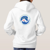 Pull À Capuche Vibrations de guérison de cœur de cheval à cœur (Dos)