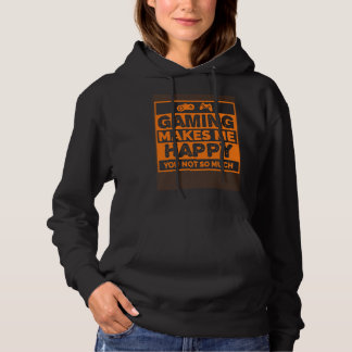 Pull À Capuche Video Gamer  Gaming Makes Me Happy