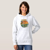 Pull À Capuche Vie côtière Alligator Surf Rétro FL Surf Plage (Devant entier)