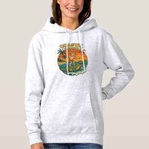 Pull À Capuche Vie côtière Alligator Surf Rétro FL Surf Plage