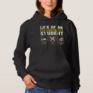 Pull À Capuche Vie Sur Un Architecte Étudiant En Architecture Emp
