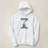 Pull À Capuche Viking Ax Custer L'A Fait Venir (Design devant)