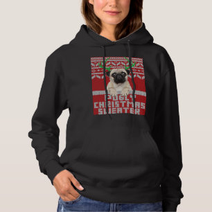 Pull À Capuche Vilain Motif de Noël Mignonne Carlin Vilain Noël S