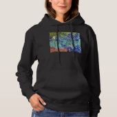 Pull À Capuche Vincent Van Gogh peignant les Iris (Devant)