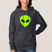 PULL À CAPUCHE VISAGE ALIEN (Devant)