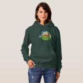 Pull À Capuche Visage de bois d'Oscar la Grosse Poche (Devant entier)