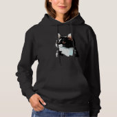 Pull À Capuche Visage de chat Chat (Devant)