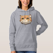 Pull À Capuche Visage de chat d'Anime (Devant)