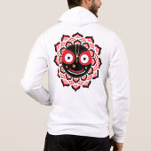Pull À Capuche Visage de Lord Jagannath Chakra Dieu hindou (Dos)