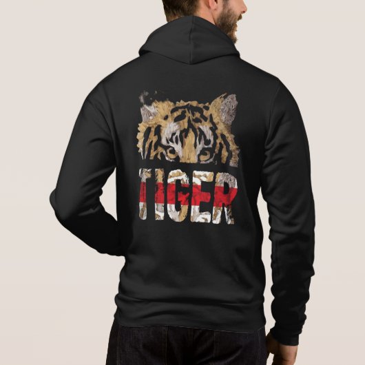 Pull À Capuche visage de tigre (Dos)