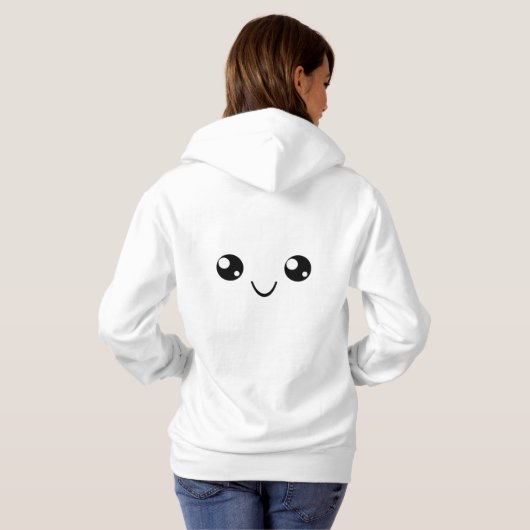 Pull À Capuche Visage souriant (Dos entier)