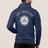 Pull À Capuche Viva Cristo Rey Catholique Cristeros Cadeau (Dos)