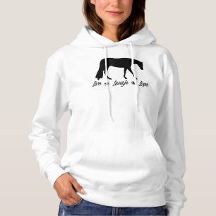 Pull À Capuche Vivant Rire Lope Equestre Western Pleasure Horse