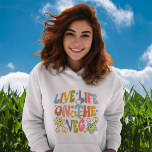 Pull À Capuche Vivez la vie sur le végé