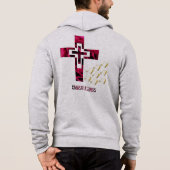 Pull À Capuche Voeux de Noël (Dos)