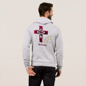 Pull À Capuche Voeux de Noël (Dos entier)