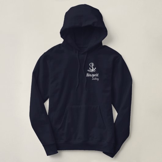 Pull À Capuche Voile Newport (Design devant)